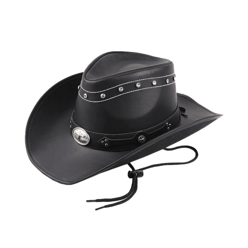 black cowboy hat