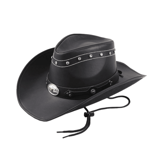 black cowboy hat