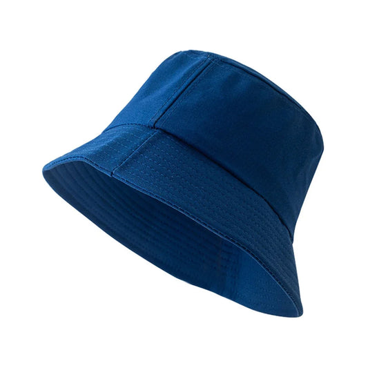 blue bucket hat