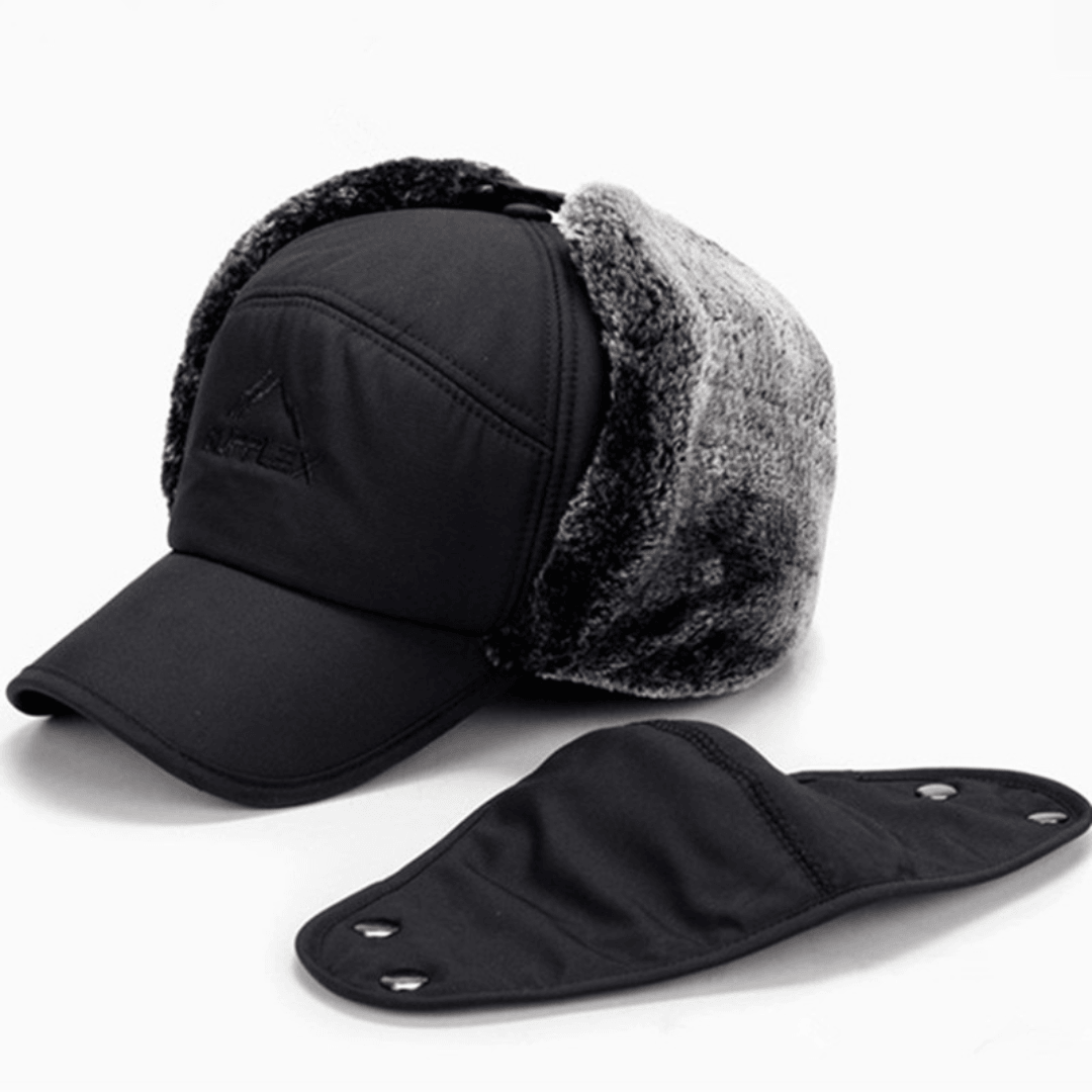 black bomber hat