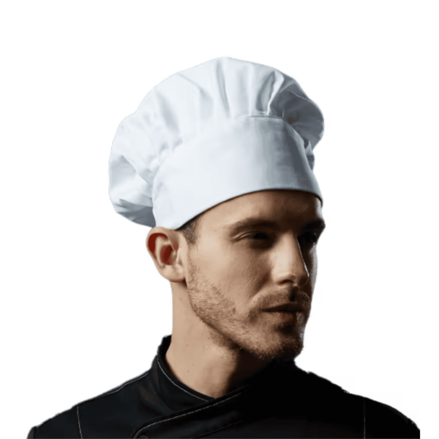 chef wearing chef's hat