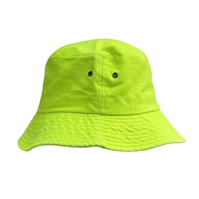 fluro bucket hat