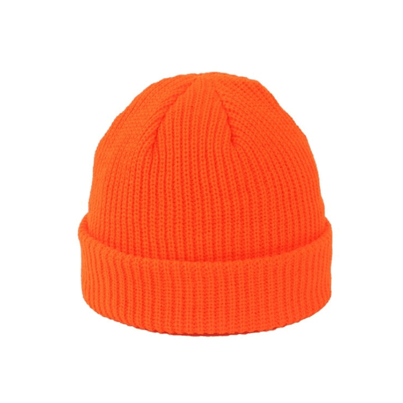 fluro beanie orange