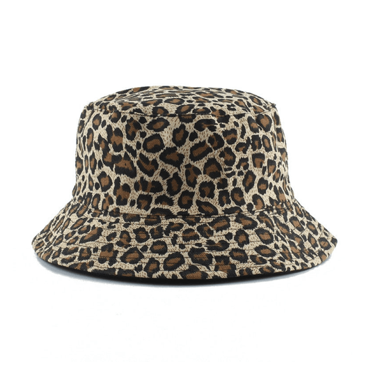 leopard bucket hat