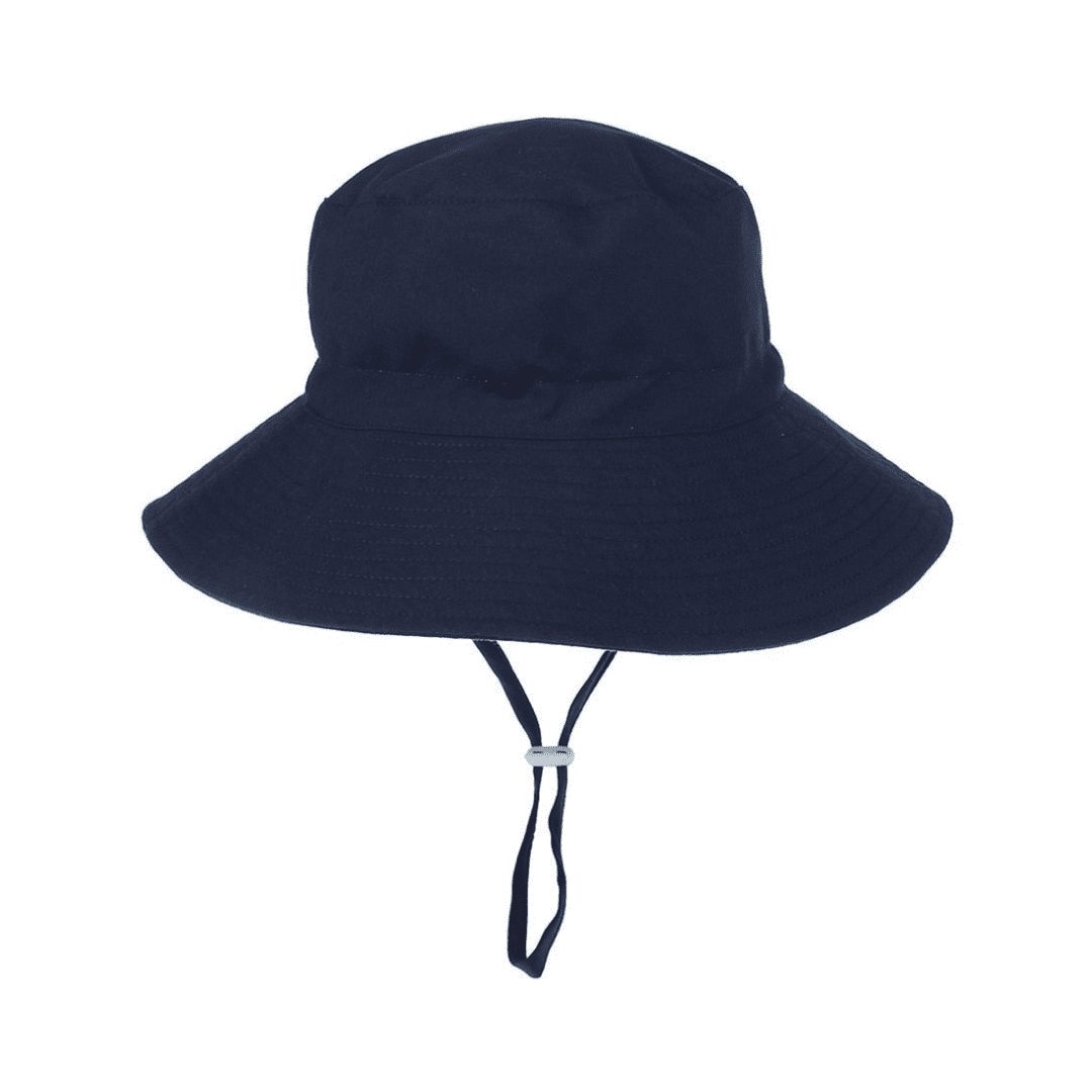 Navy baby bucket hat