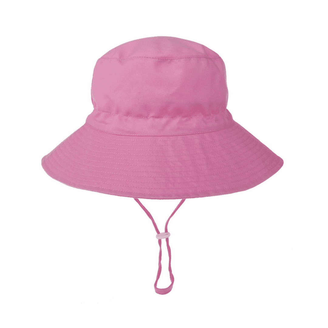 Pink baby bucket hat