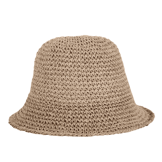 straw bucket hat
