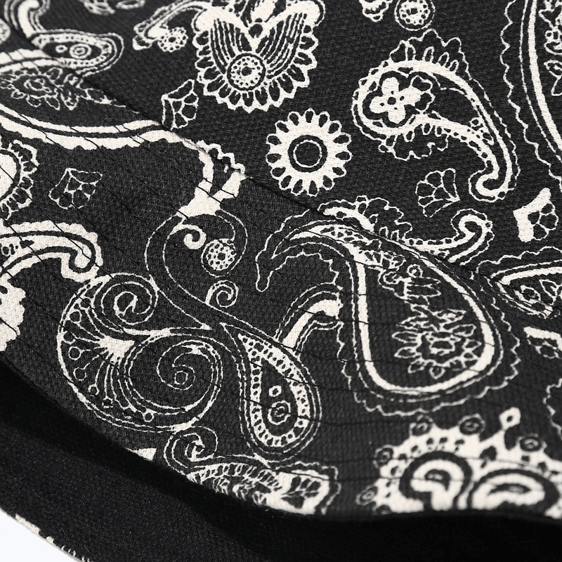 vintage paisley bucket hat