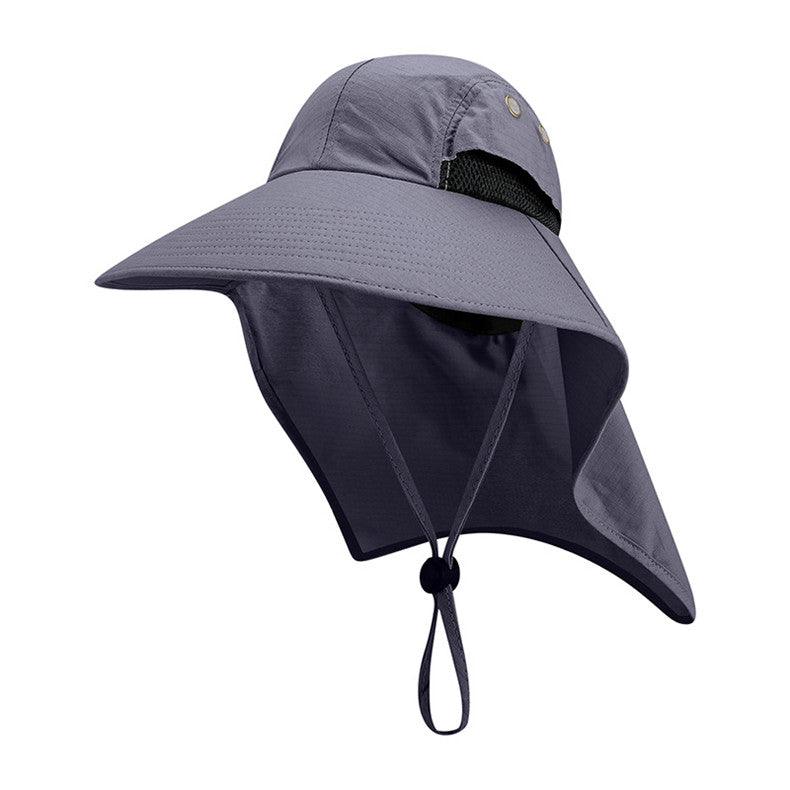 wide brimmed sun hat