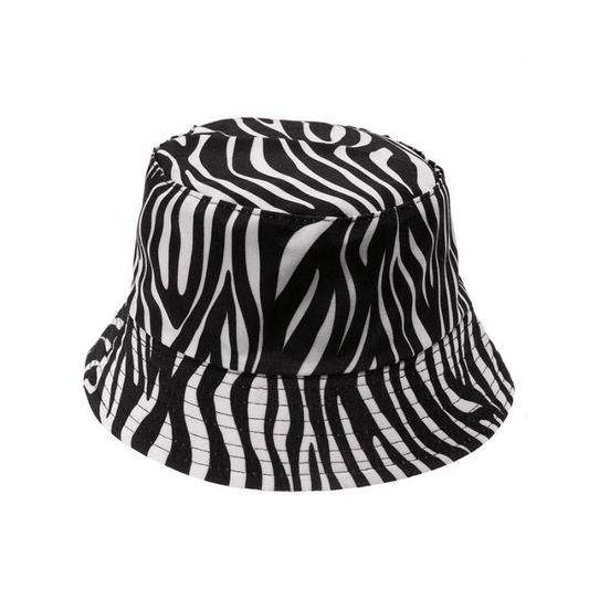zebra bucket hat