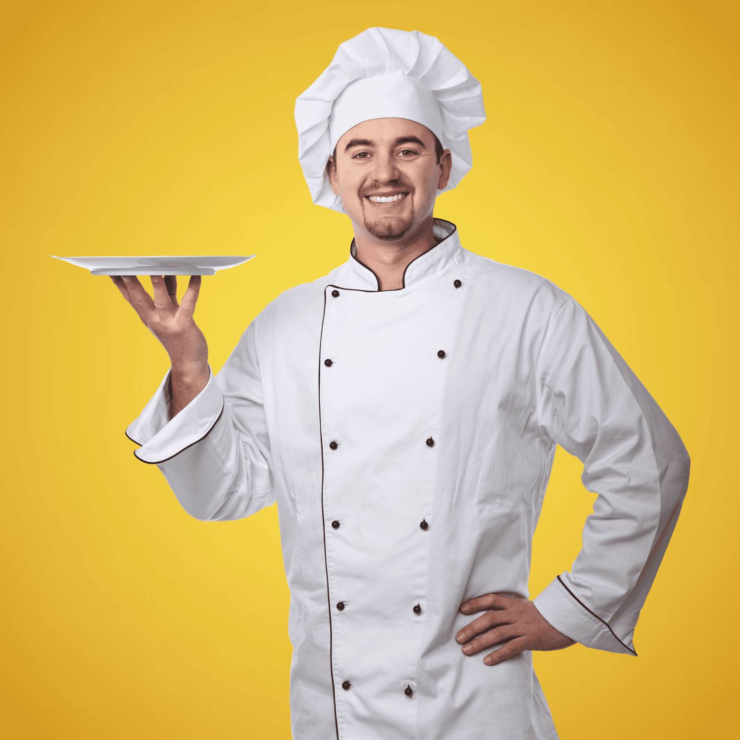 chef at hat party