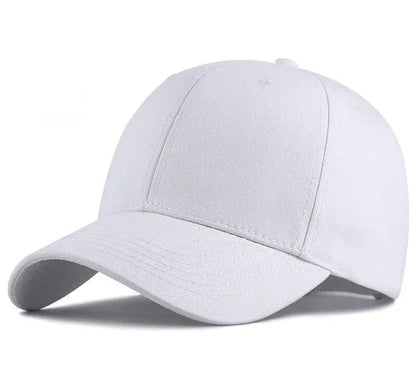 White baseball cap on a white background